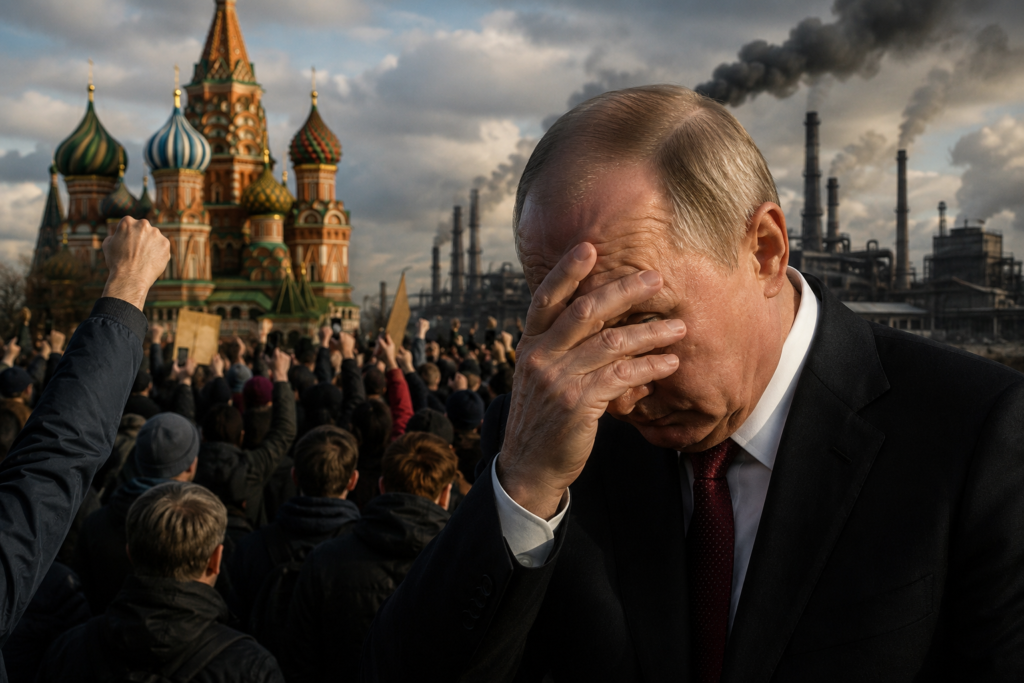 Экономика России на грани кризиса: пропаганда маскирует дефицит бюджета, падение производства и риск протестов