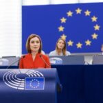 Инцидент в Европарламенте: Ризя прервал выступление Санду