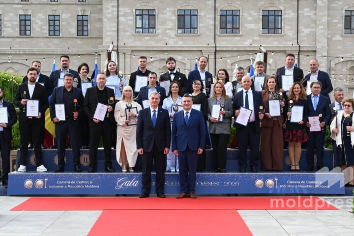 Местные предприниматели награждены на Гала-церемонии молдавского бизнеса