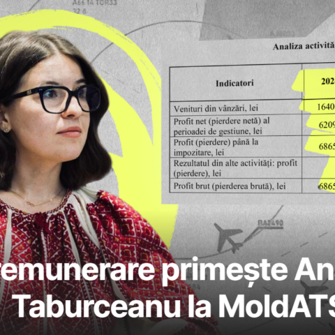 Пресс-секретарь MoldATSA Анастасия Табурчану получила свыше 1 млн леев за год работы