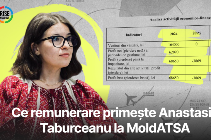 Пресс-секретарь MoldATSA Анастасия Табурчану получила свыше 1 млн леев за год работы