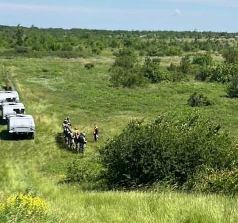 Студенты Академии военных сил "Александр Великий" проходят практическое испытание на экзаменах