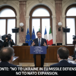 Джузеппе Конте выступил против участия Украины в системе противоракетной обороны ЕС и расширения НАТО