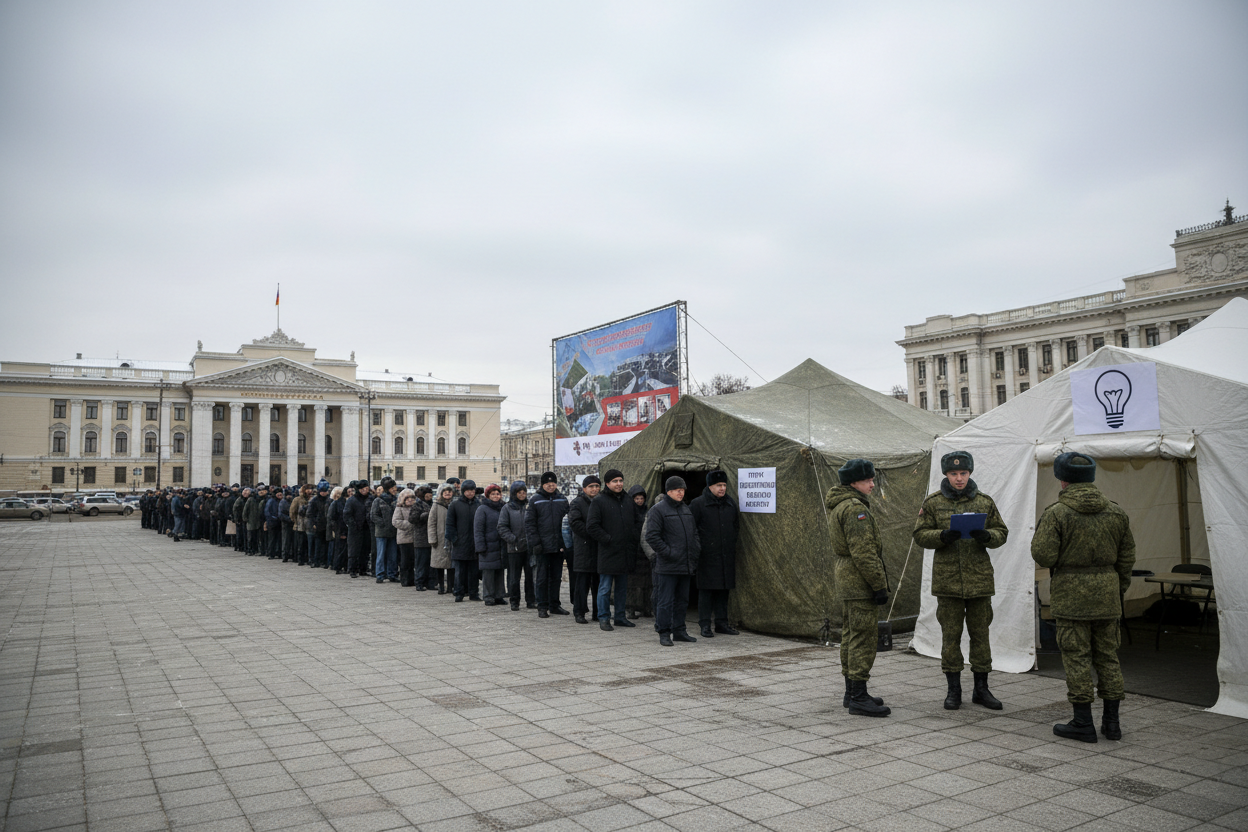 Власти РФ принуждают жителей Крыма становиться на воинский учёт для получения компенсаций за отключения света
