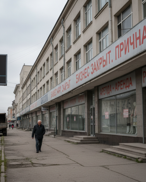 Путинская «СВО» спровоцировала массовое закрытие бизнеса в России и резкое снижение новых регистраций в 2026 году
