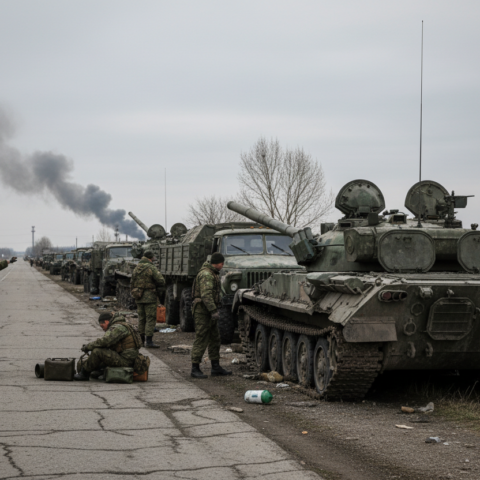 Российская армия сталкивается с острым дефицитом топлива из-за ударов ВСУ по нефтеперерабатывающим заводам