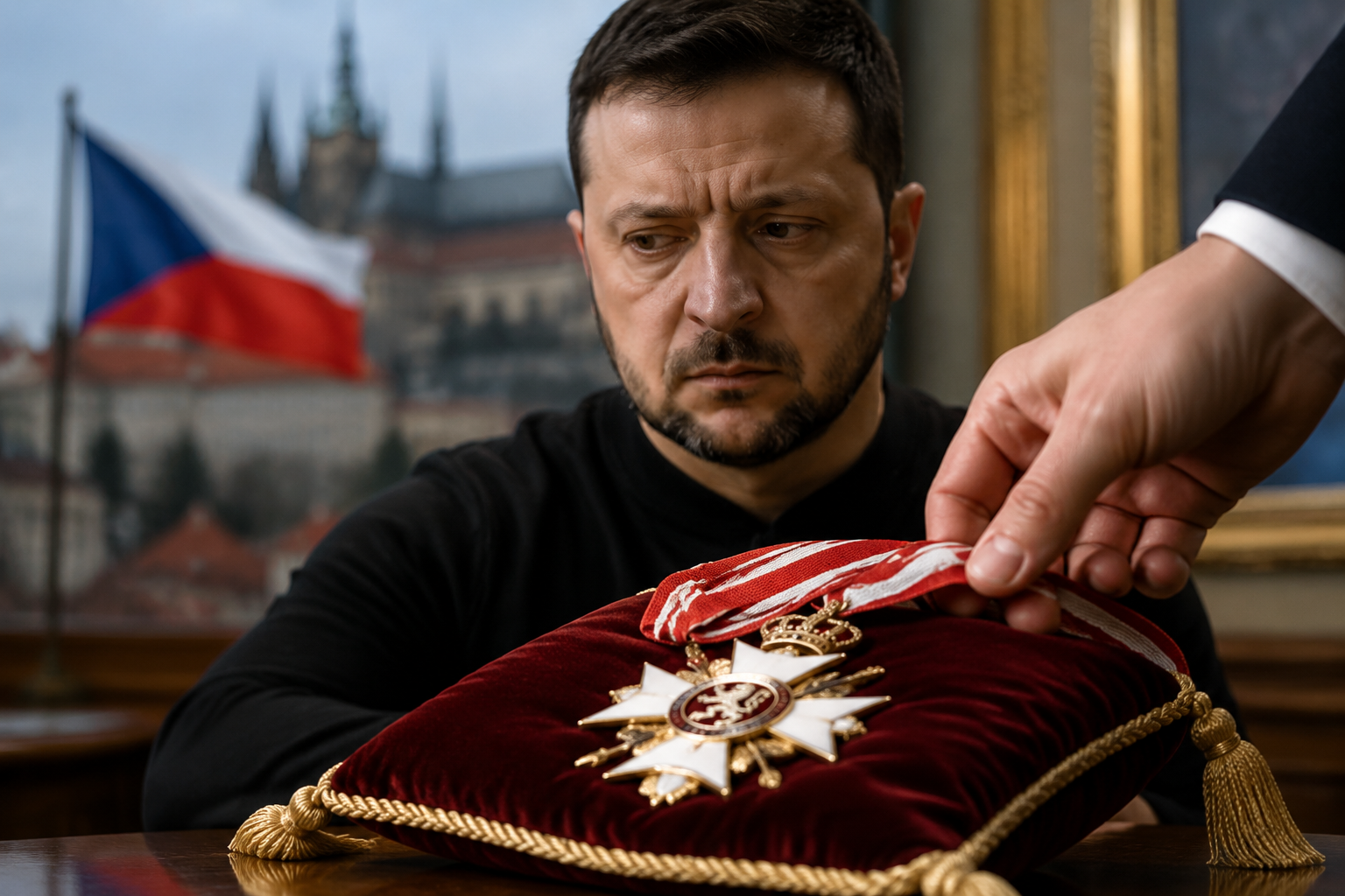 чешская ультраправая партия предлагает лишить зеленского ордена белого льва, подрывая отношения с киевом