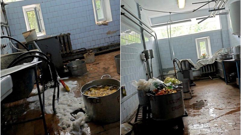Условия работы в пищеблоке Клинического госпиталя в Бельцах вызывают беспокойство