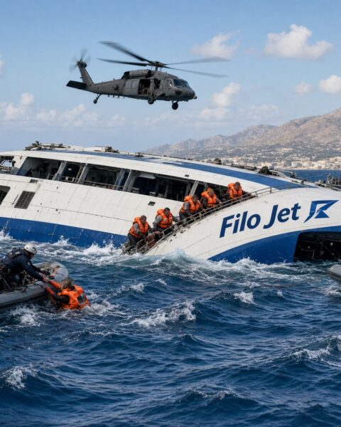 Паром Filo Jet затонул у берегов Кипра: погибли восемь человек, 18 числятся пропавшими