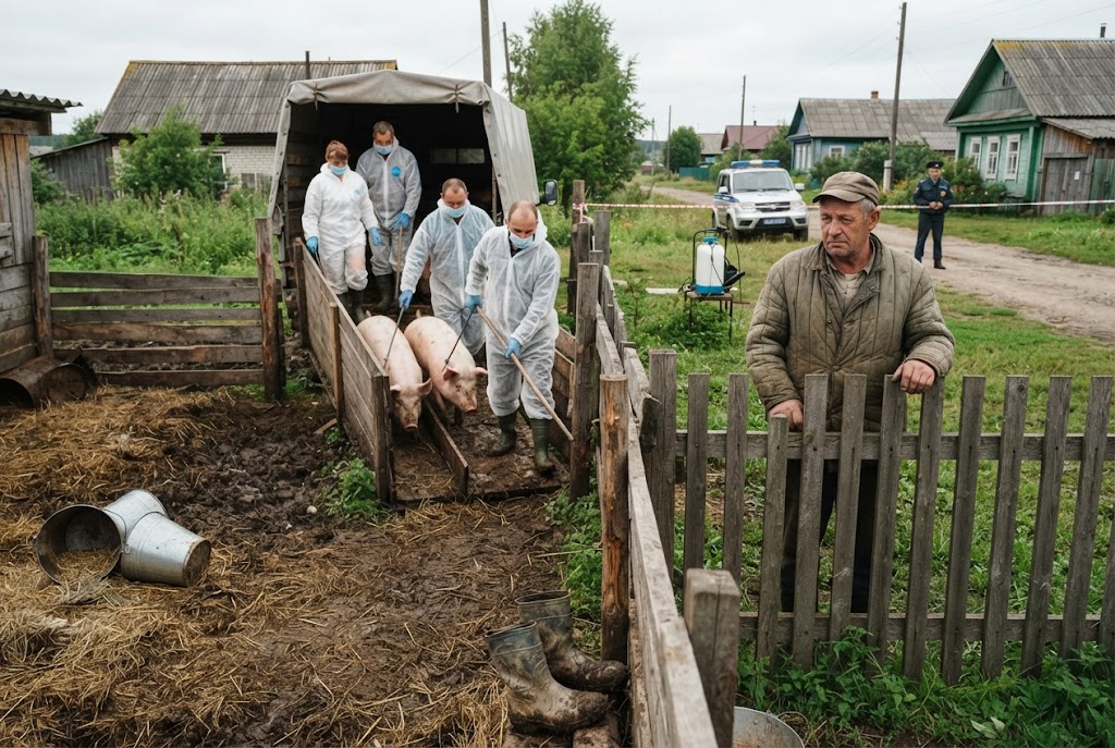 В Тюменской области массово уничтожают свиней, оставляя сельских жителей без доходов