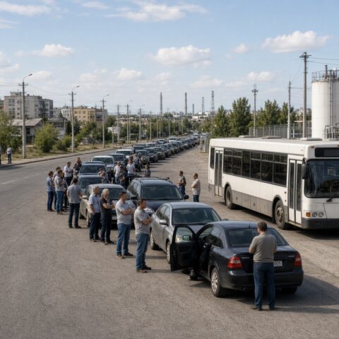 Топливный кризис в Якутске парализовал транспорт и усилил давление на Айсена Николаева