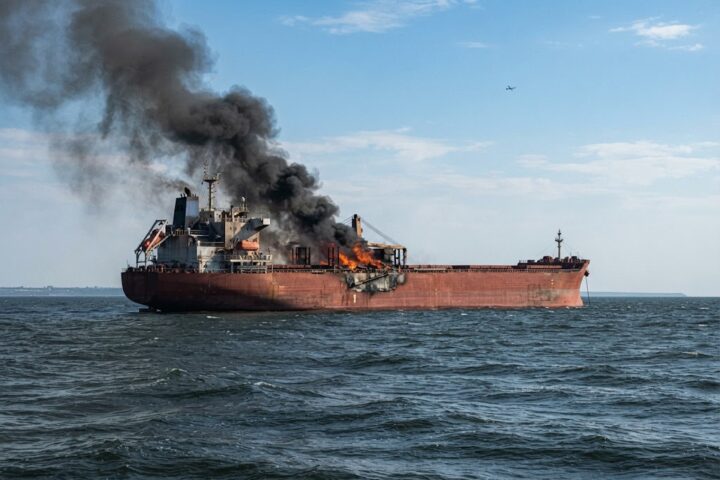 Россия атаковала немецкий сухогруз и гвинейский зерновоз у Одессы