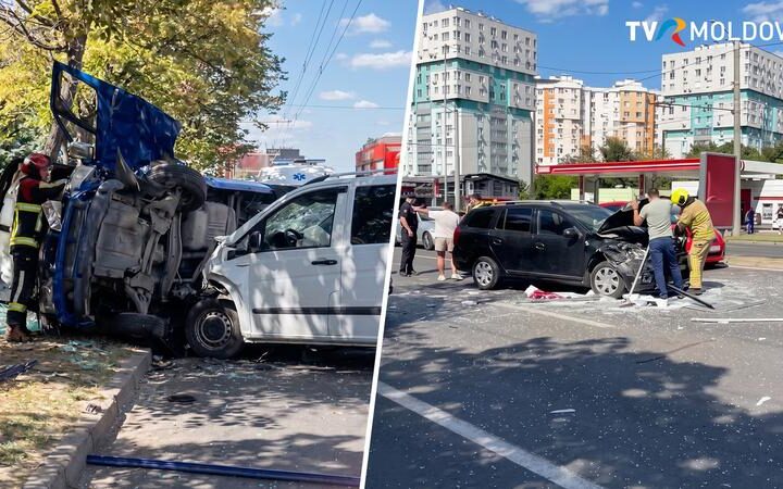 Авария на виадуке: пять автомобилей столкнулись, двое пострадавших госпитализированы