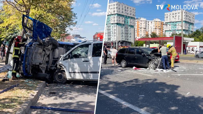 Авария на виадуке: пять автомобилей столкнулись, двое пострадавших госпитализированы
