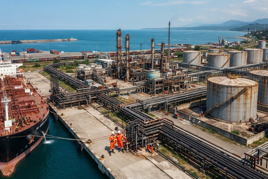 Казахстан и Ливия вытесняют российскую нефть с единственного НПЗ Грузии