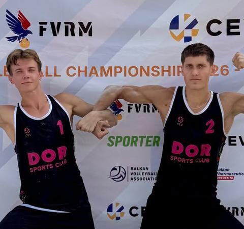 Молдова завоевала серебро на чемпионате Балкан по пляжному волейболу U22