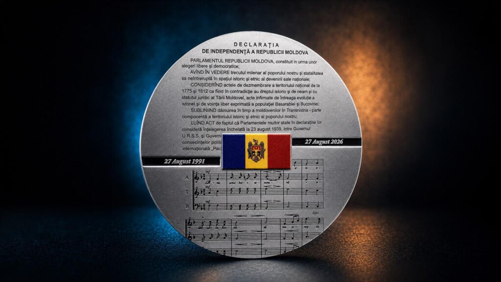 Национальный банк Молдовы ввел в обращение памятные монеты к 35‑летию независимости страны