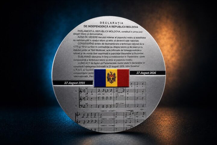 Национальный банк Молдовы ввел в обращение памятные монеты к 35‑летию независимости страны