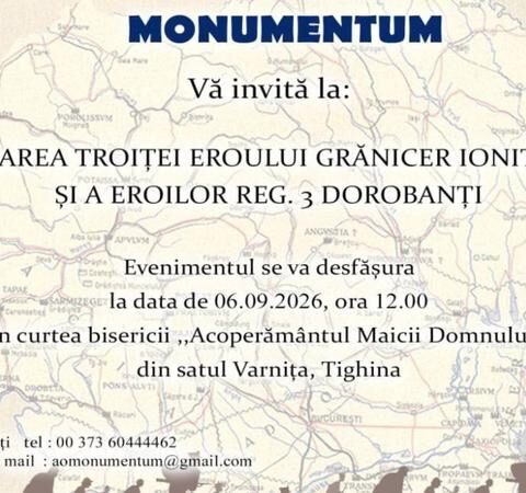 Открытие мемориальной тропы в Варнице в честь павших в боях за Тигину