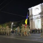 Подготовка к военному параду в честь 35-летия независимости Молдовы