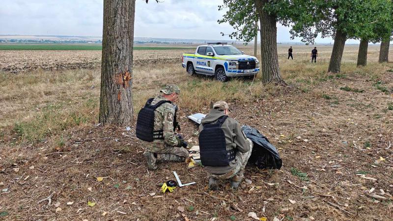 Полиция установила тип дрона, упавшего на дорогу Чишинэу-Басарабяска