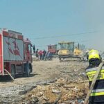 Пожар на свалке в Орхее ликвидирован после четырех дней работы пожарных