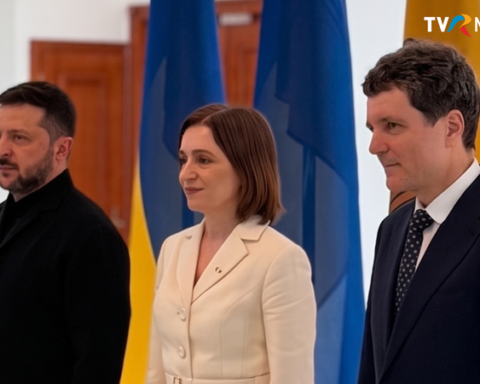 Пресс-конференция президентов Молдовы, Румынии и Украины