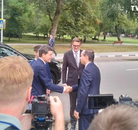 Президент Румынии Никушор Дан посетил город Кахул