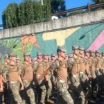Проводится первая репетиция военного парада в Кишинёве 27 августа