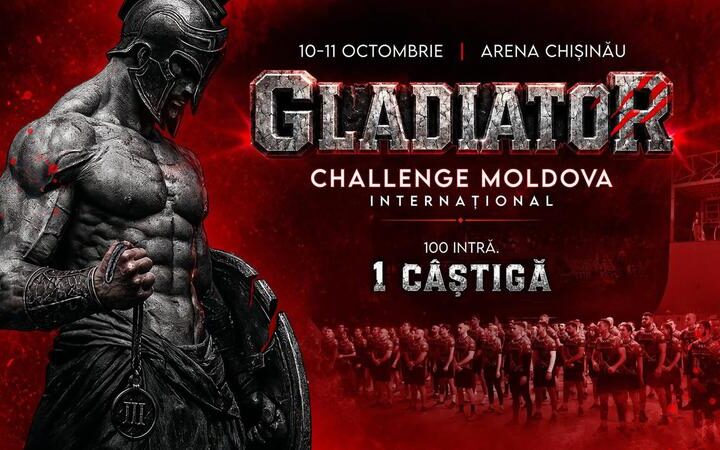 Состязание Gladiator Challenge Moldova: 100 спортсменов примут участие в турнире за главный приз