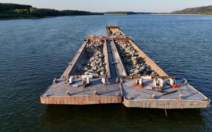Уровень воды на Дунае увеличился в районе Чернаводы