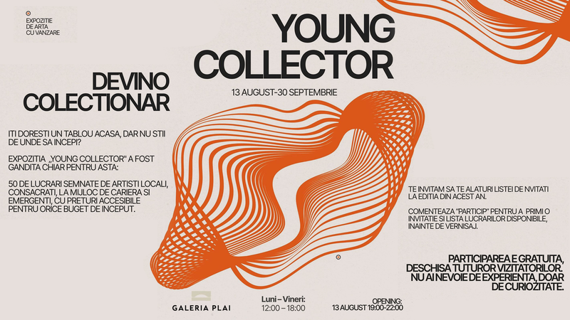 Выставка «Young Collector» объединяет 33 художника в Галерее PLAI в Кишиневе
