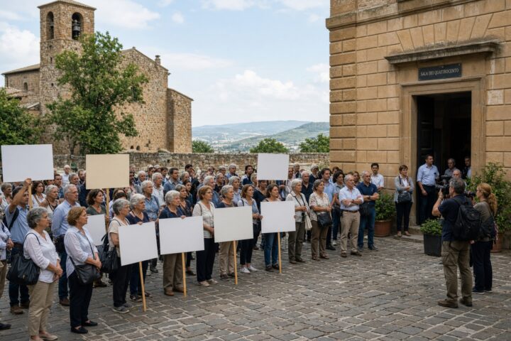 В Орвието прошел антифашистский пикет против партии Р. Ванначчи Futuro Nazionale