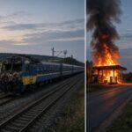 Российские дроны ударили у польской границы по поезду Киев–Варшава и объекту возле пункта пропуска