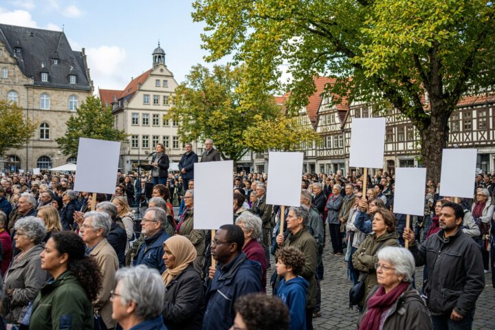 В Дюссельдорфе и Эрфтштадте протестовали против AfD и потребовали запрета партии