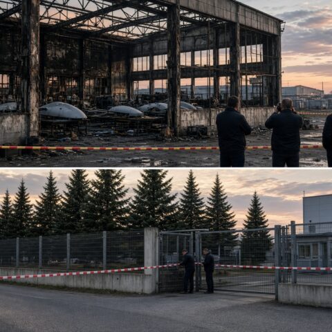 Российские спецслужбы связали с поджогами оборонных предприятий в Польше и Словакии