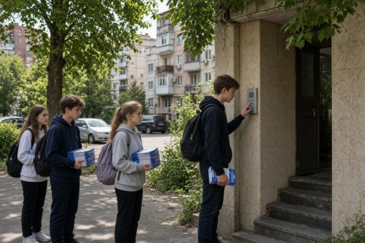 В России школьников отправляют раздавать агитацию «Единой России» вместо уроков