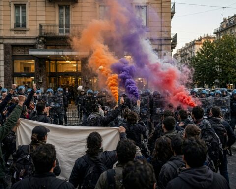 Протесты в Турине против выступления Роберто Ванначчи выявили раскол вокруг его праворадикальной политики