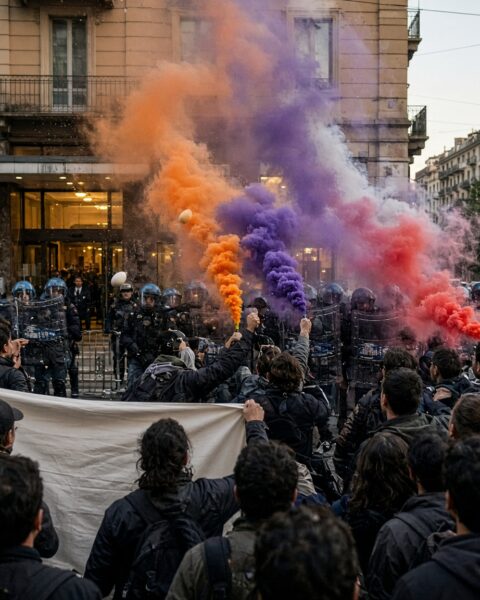 Протесты в Турине против выступления Роберто Ванначчи выявили раскол вокруг его праворадикальной политики