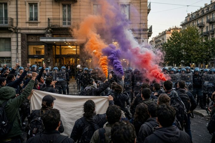Протесты в Турине против выступления Роберто Ванначчи выявили раскол вокруг его праворадикальной политики