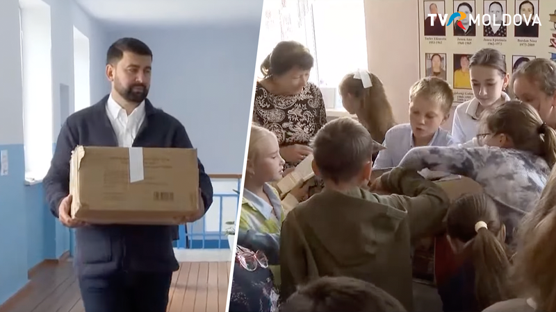 Книги, donated учениками из Ясс, поступили детям из Башкалиi