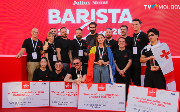 Молдова завоевала титул на Barista Cup 2026