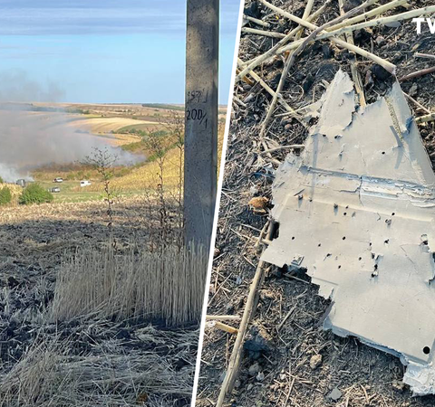 Падение дрона в районе села Mihăilenii Vechi, Рышкань