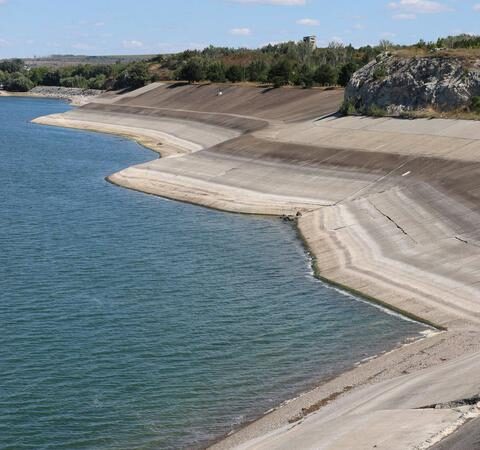 Уровень воды в озере Костешть-Стынка уменьшился, снижен сброс в Прут