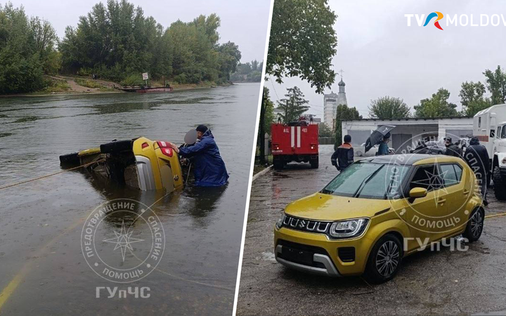 В Молдове в Нистру упала машина, женщина 84 лет погибла