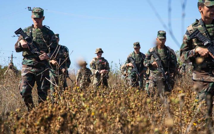 Военные Молдовы, Румынии и США проводят учения в Булбосе