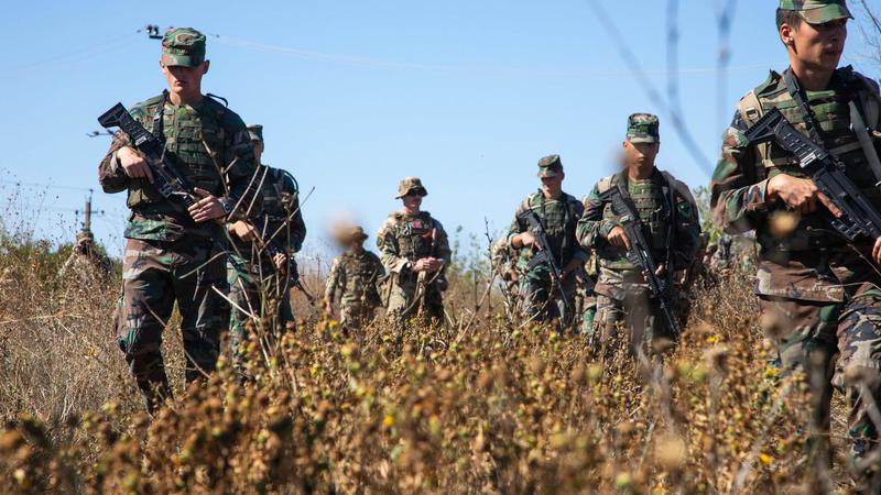 Военные Молдовы, Румынии и США проводят учения в Булбосе