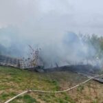 Пожар на туристической базе в Хынчештах уничтожил кабину целиком