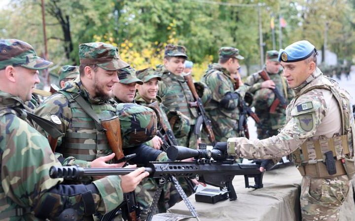Резервисты Вооруженных Сил прошли пятидневную подготовку на военном полигоне