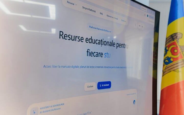 В Молдове запущена новая образовательная платформа с цифровыми учебниками и AI-ассистентом